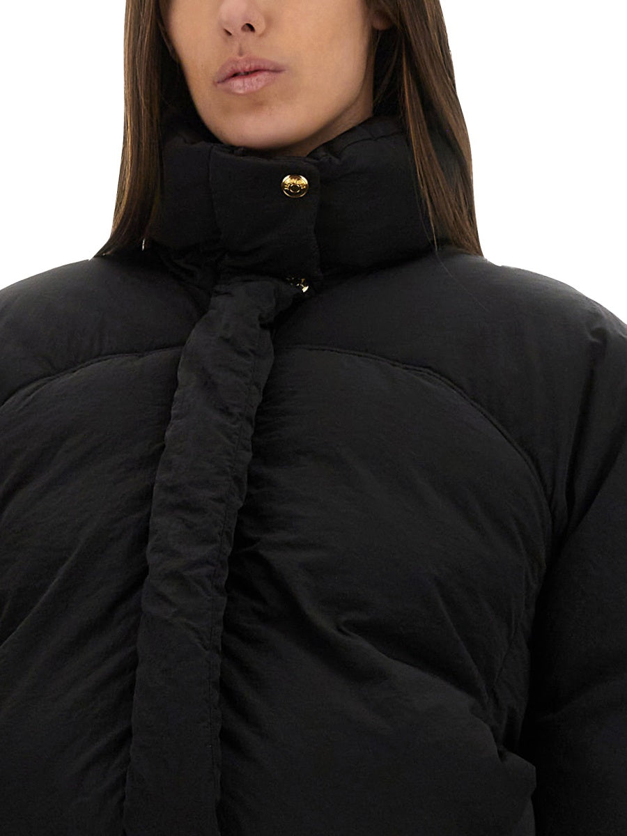 JACQUEMUS Oversized Cropped Mini Puffer Jacket