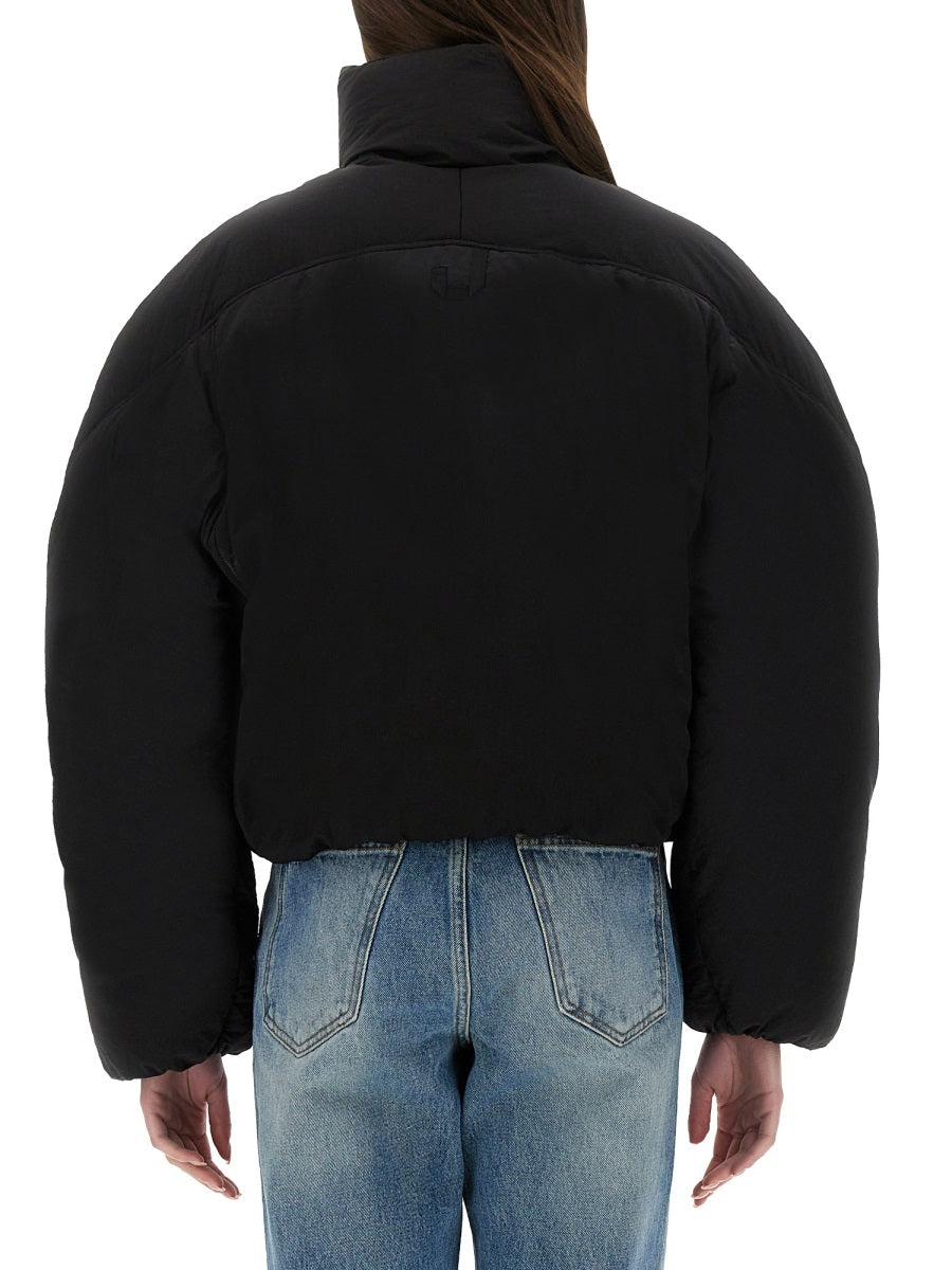 JACQUEMUS Oversized Cropped Mini Puffer Jacket