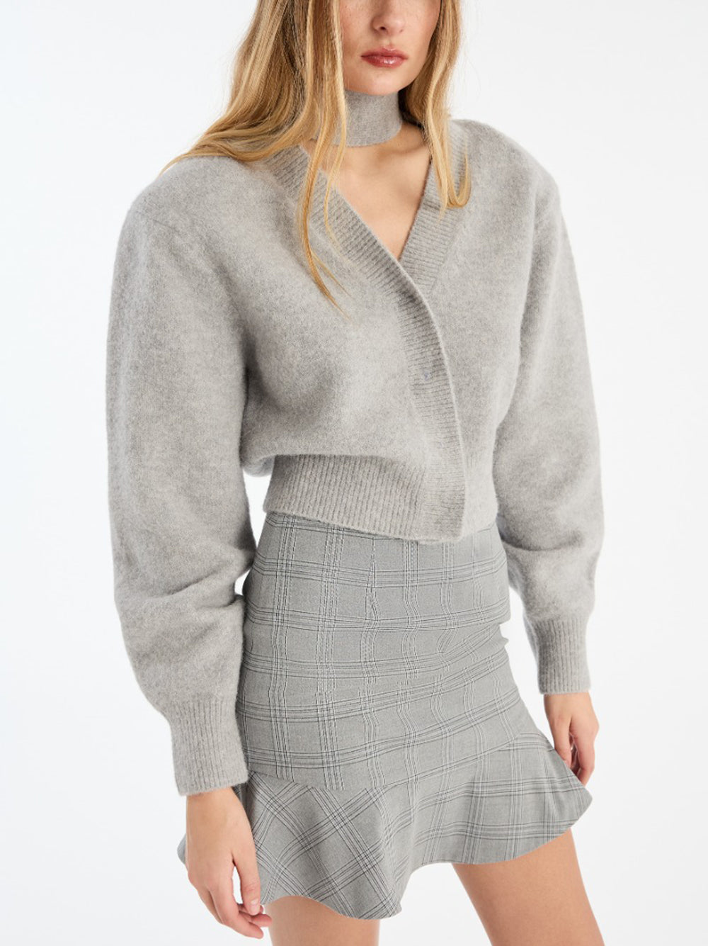 ROTATE BIRGERCHRISTENSEN Knit Scarf Cardigan - Size XS