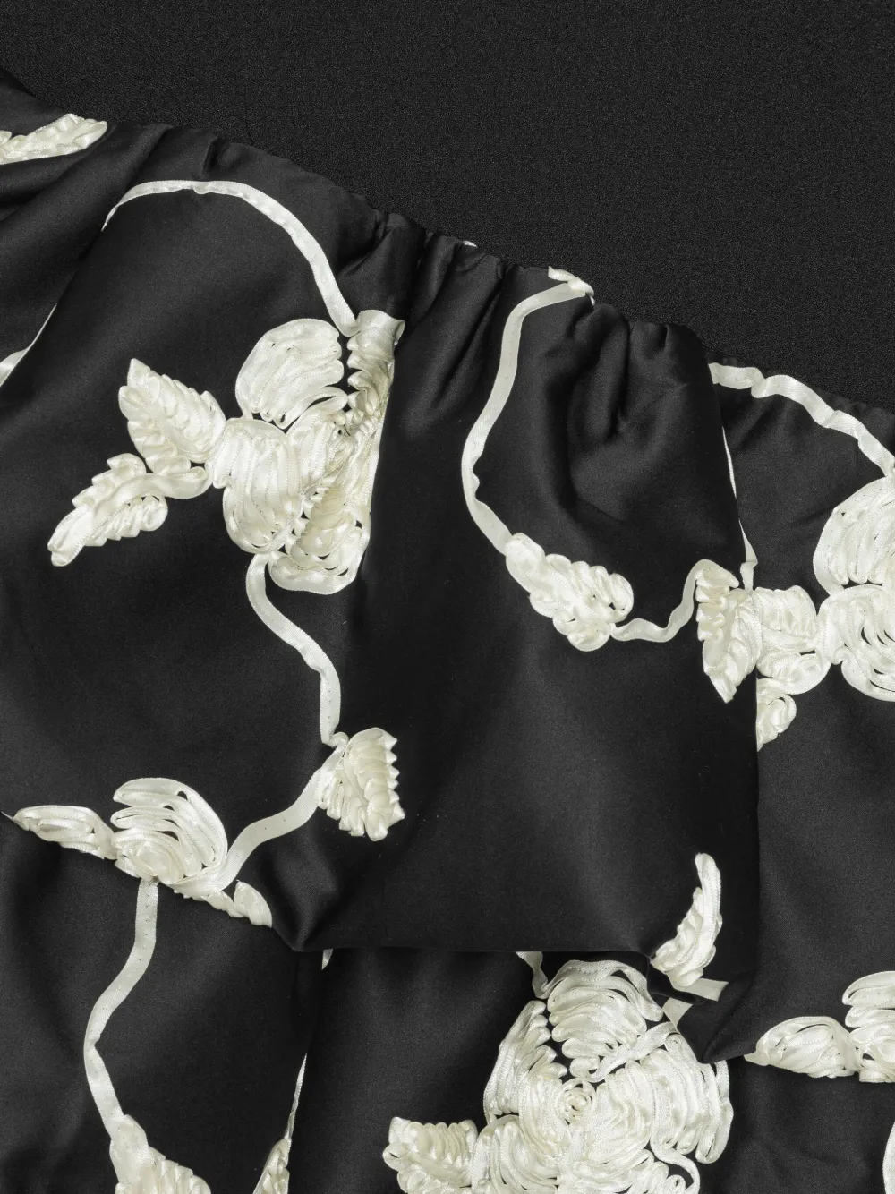 ROTATE BIRGERCHRISTENSEN 3D Flower Bubble Dress with High Neck and Long Sleeves - Size 34