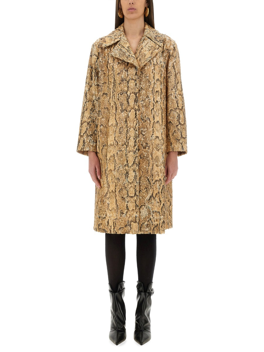 DRIES VAN NOTEN Luxury Long Jacket with Sequins - Size M