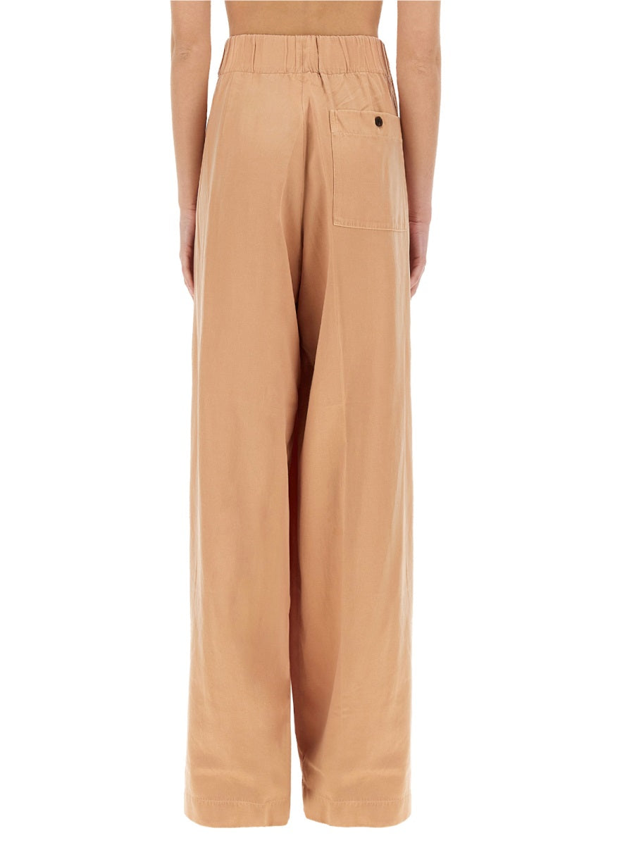 DRIES VAN NOTEN Wide-Leg Pants - Size S