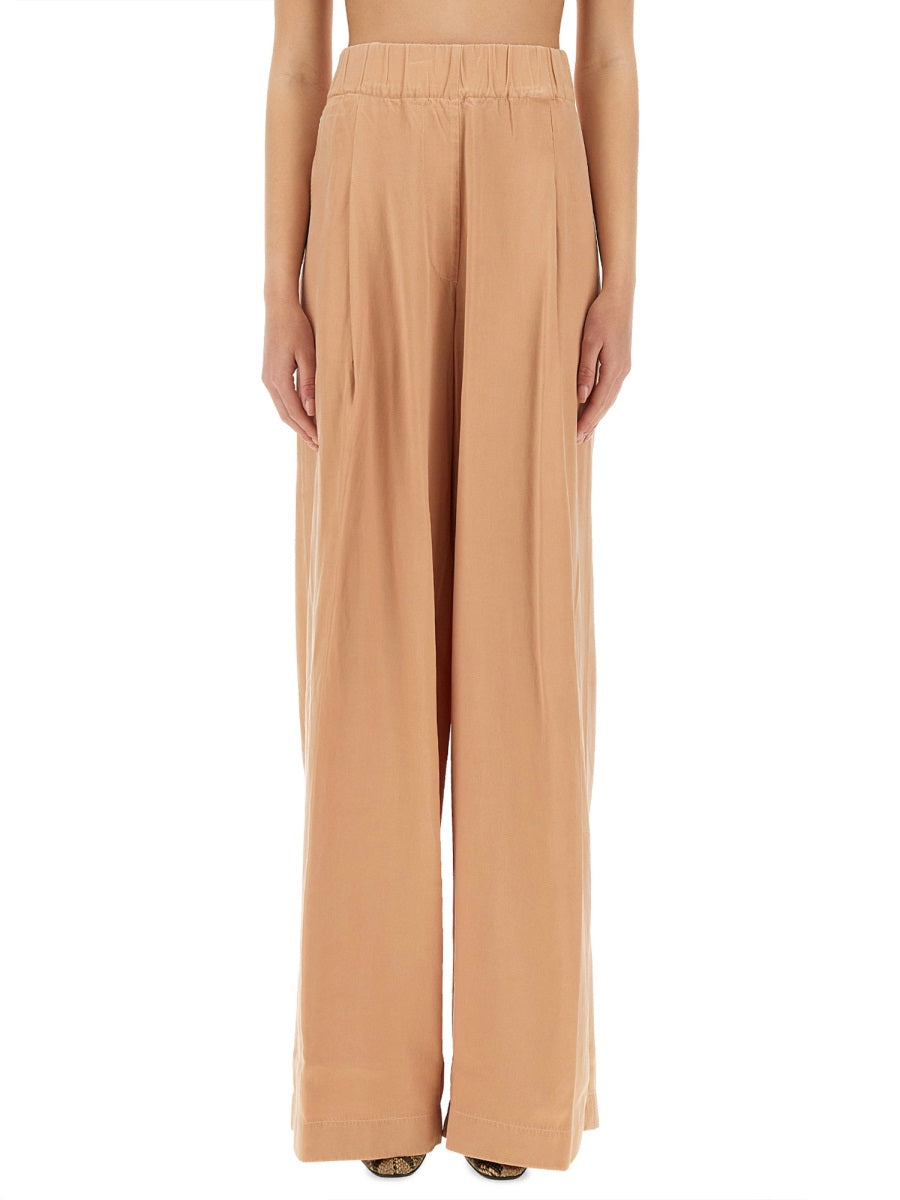 DRIES VAN NOTEN Wide-Leg Pants - Size S
