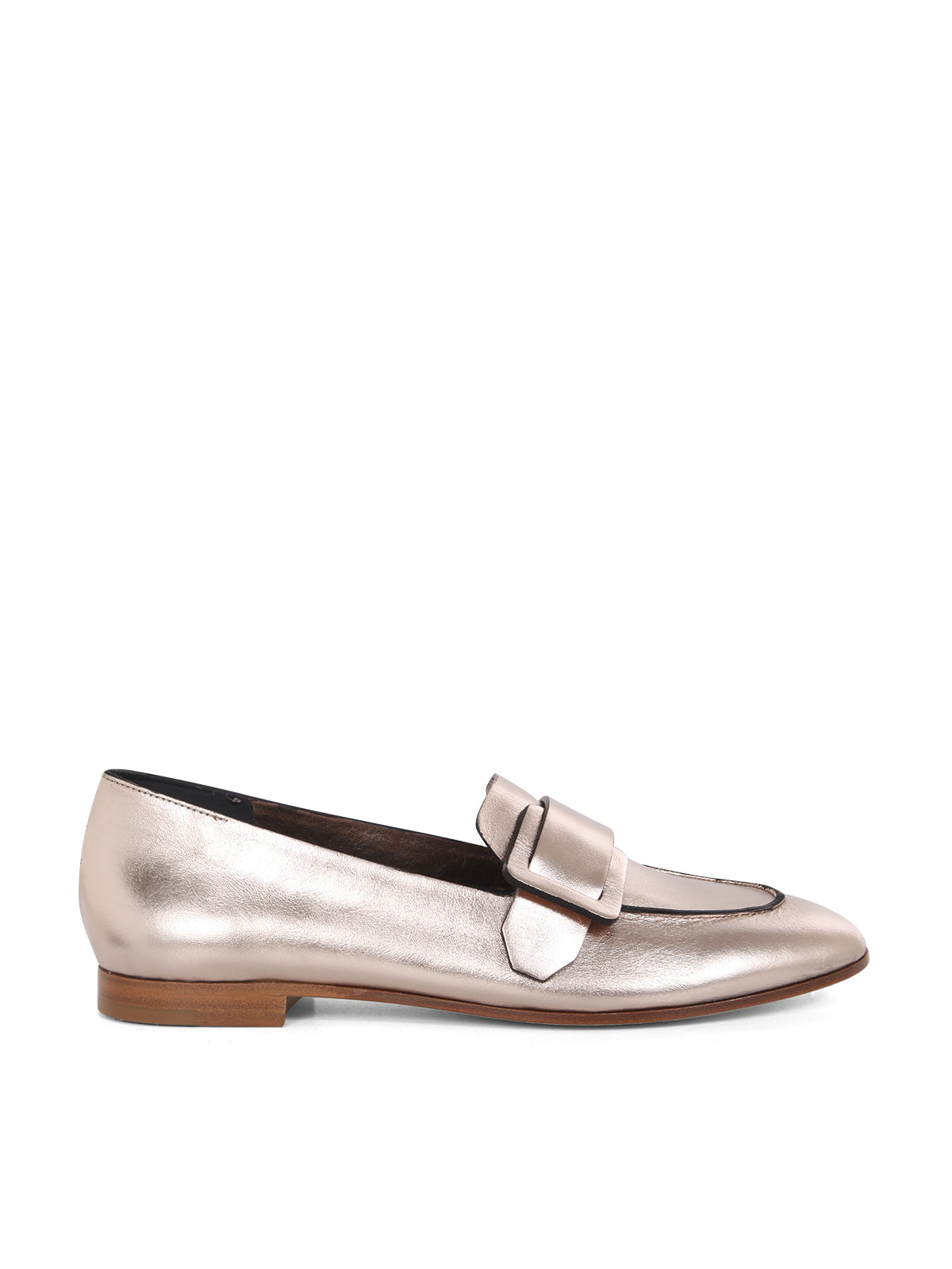 DEL CARLO Metallic Ballet Flats for Women
