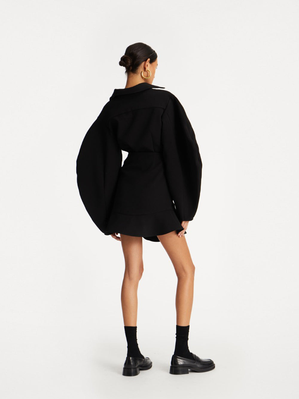 ROTATE BIRGERCHRISTENSEN Sitting Mini Ruffle Skirt