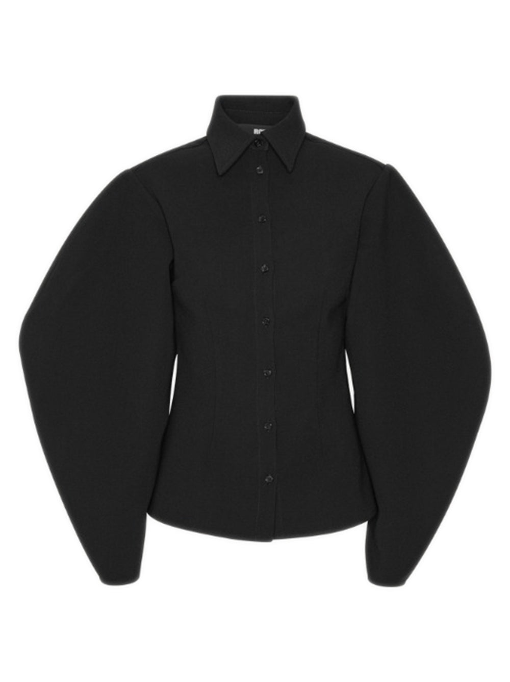 ROTATE BIRGERCHRISTENSEN Fitted Shirt with Voluminous Sleeves - Size 34