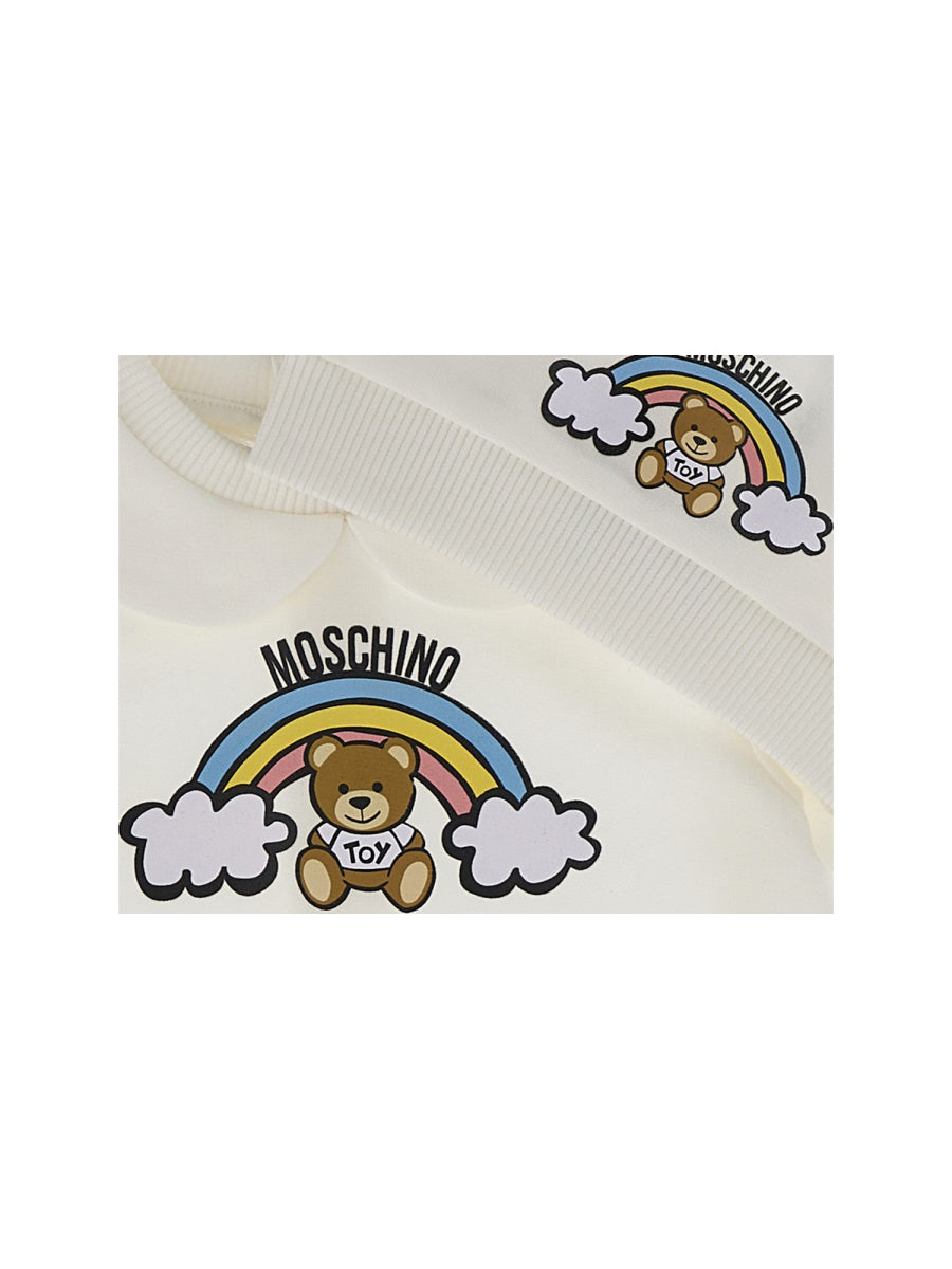 MOSCHINO Mini Romper Set with Hat