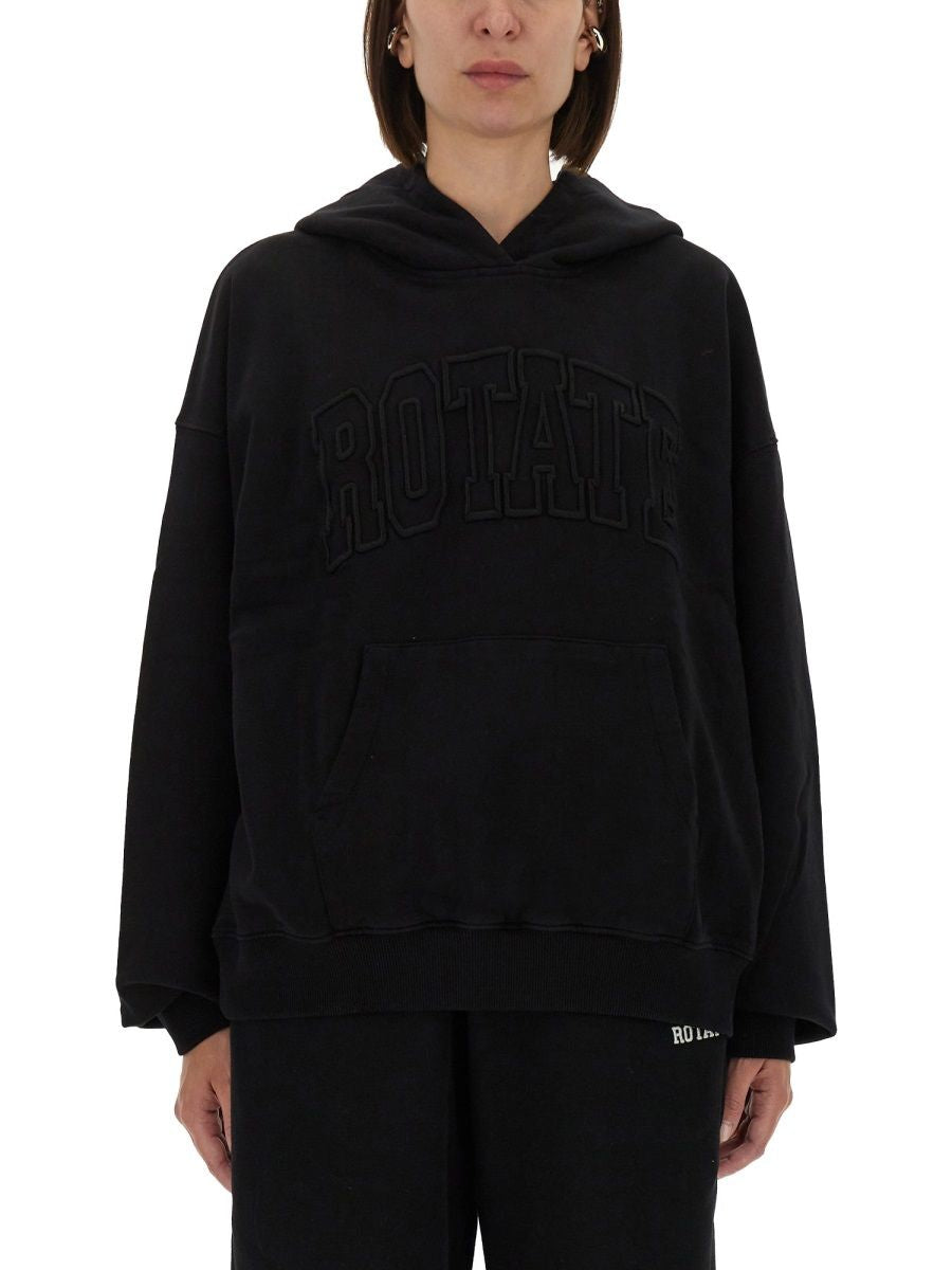 ROTATE BIRGER CHRISTENSEN Hooded Sweatshirt with Logo - Size S