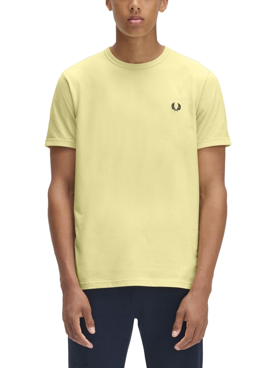 FRED PERRY Ringer T-Shirt - Size M