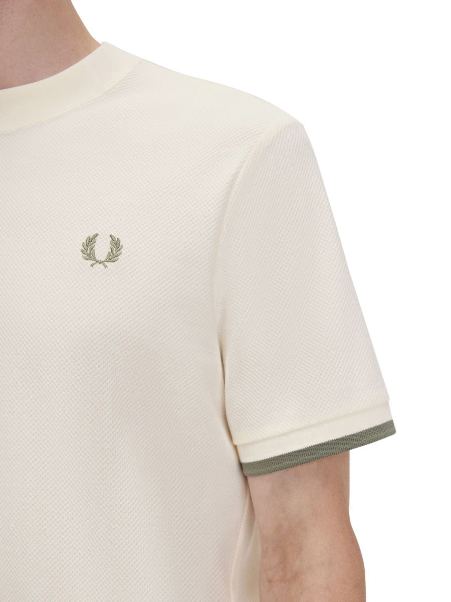 FRED PERRY Classic Pique T-Shirt for Men - Size M