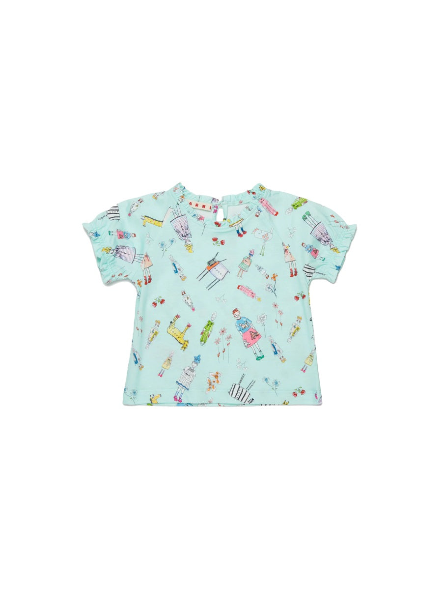 MARNI Mini Casual T-Shirt for Baby Girls