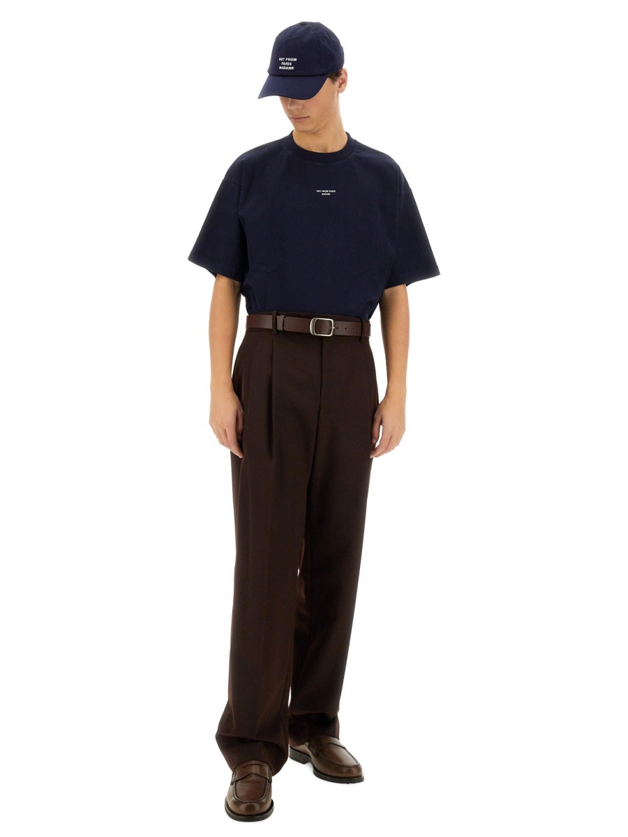 DRÔLE DE MONSIEUR Slogan T-Shirt - Regular Fit (Size L)