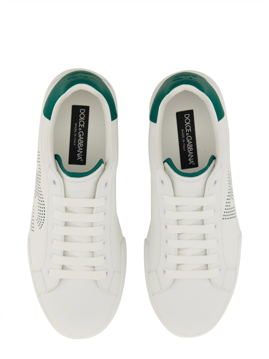 DOLCE & GABBANA Luxury Leather Portofino Sneakers for Men