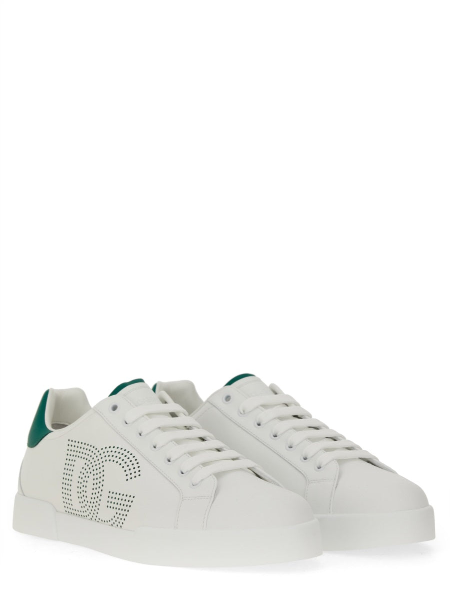 DOLCE & GABBANA Luxury Leather Portofino Sneakers for Men