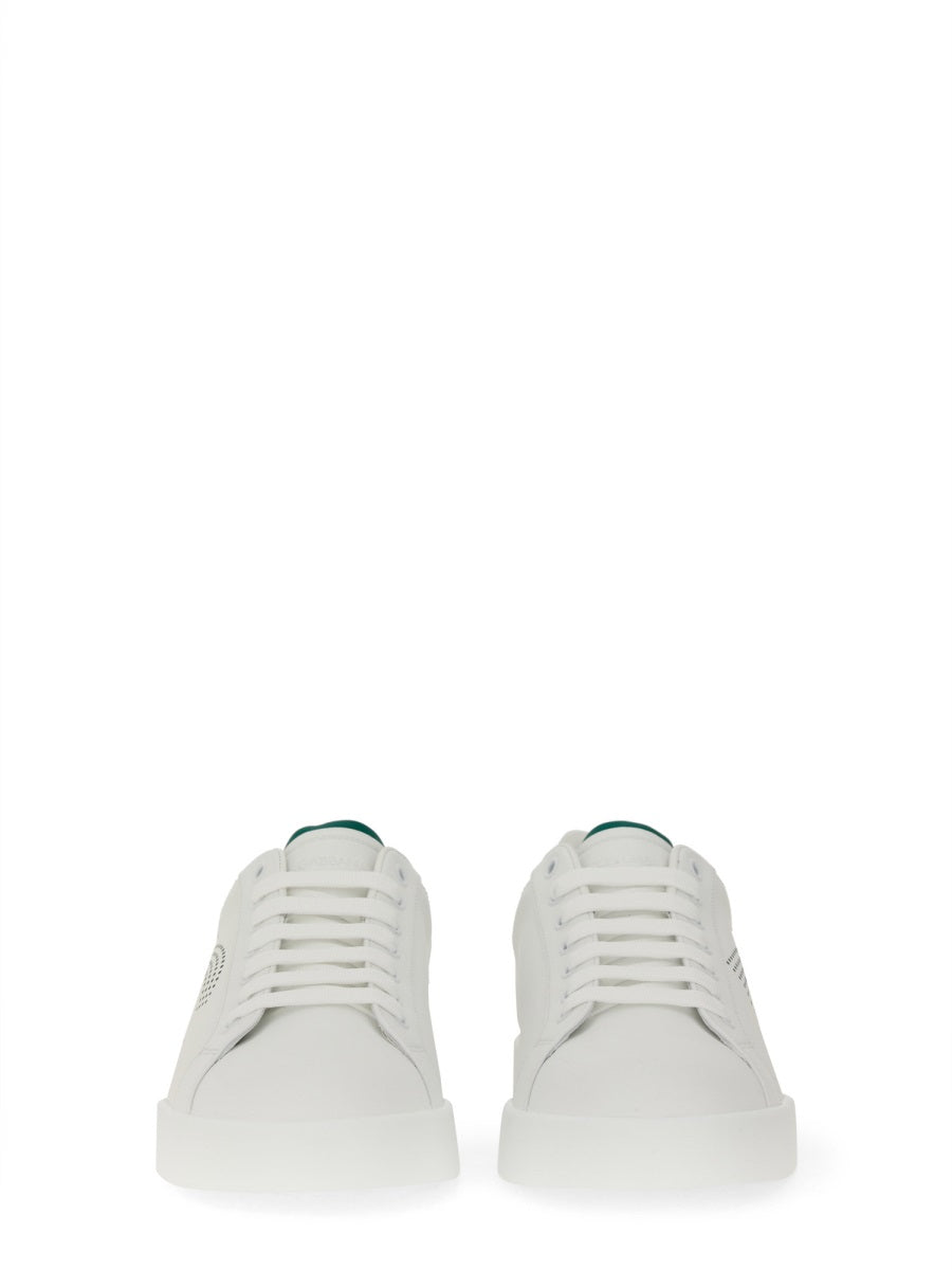 DOLCE & GABBANA Luxury Leather Portofino Sneakers for Men