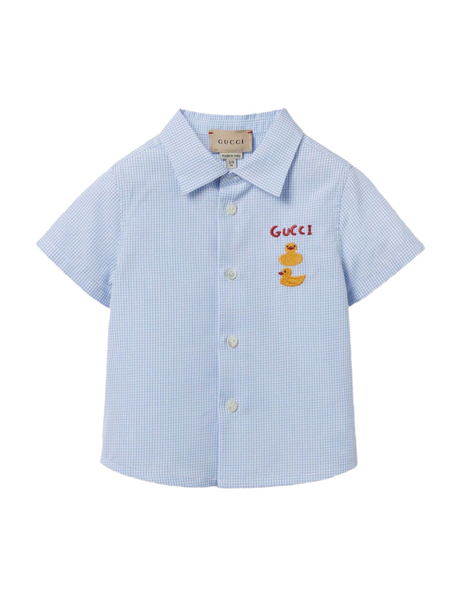 GUCCI Mini Cotton Shirt for Kids