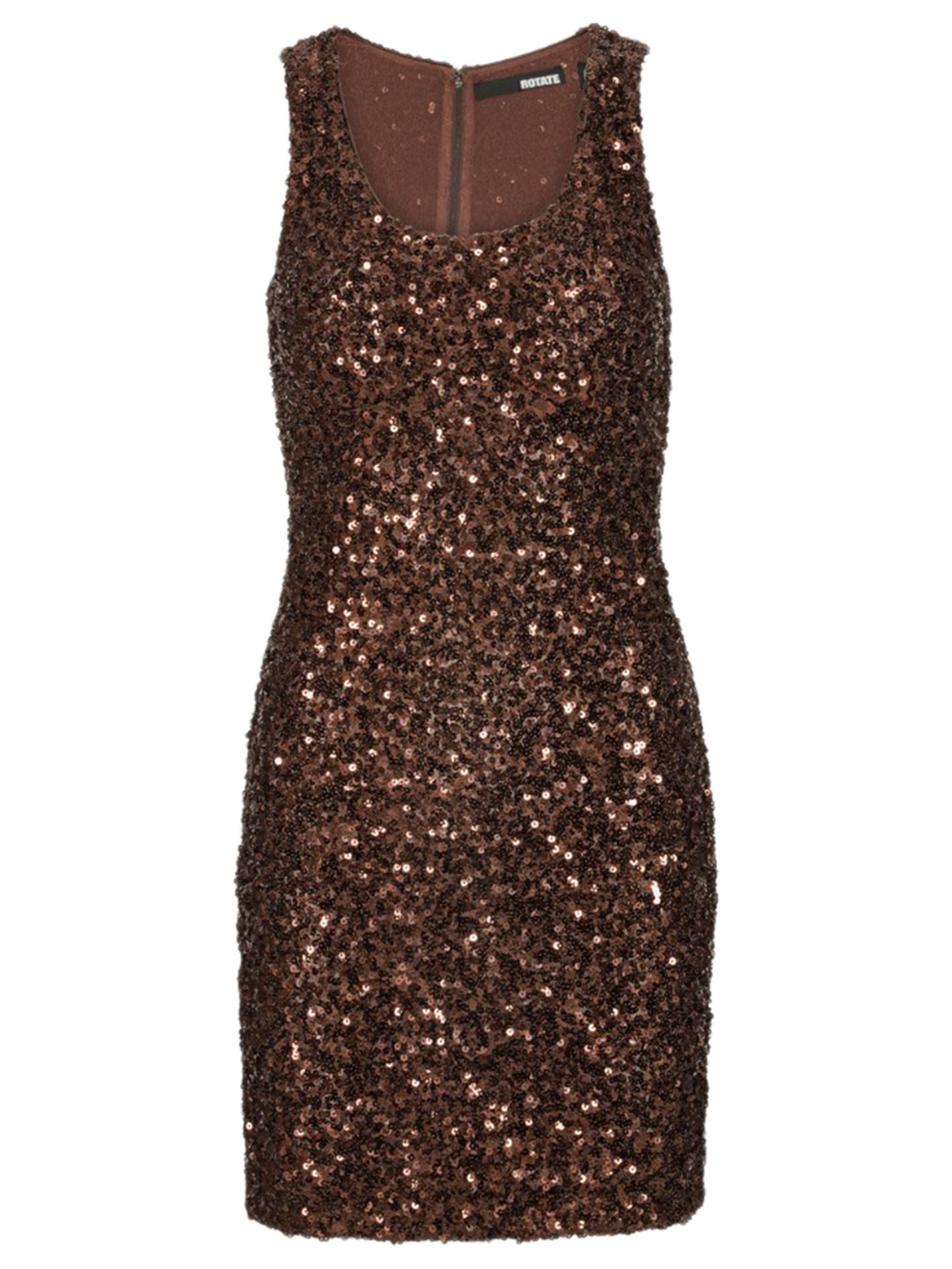 ROTATE BIRGERCHRISTENSEN Sequined Sleeveless Dress in Size 34