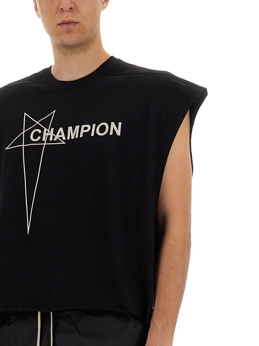 CHAMPION X RICK OWENS Mini Micro Tatlin T-Shirt - Size L