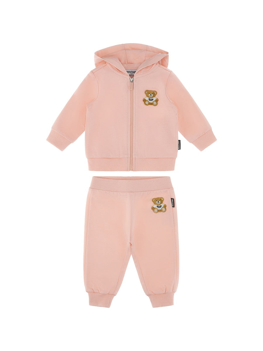 MOSCHINO Unisex Mini Sweatpants Set with Sweatshirt