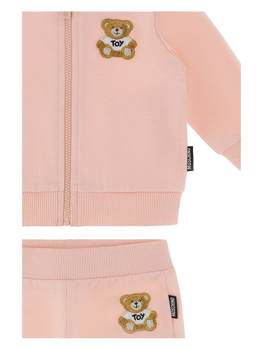 MOSCHINO Unisex Mini Sweatpants Set with Sweatshirt