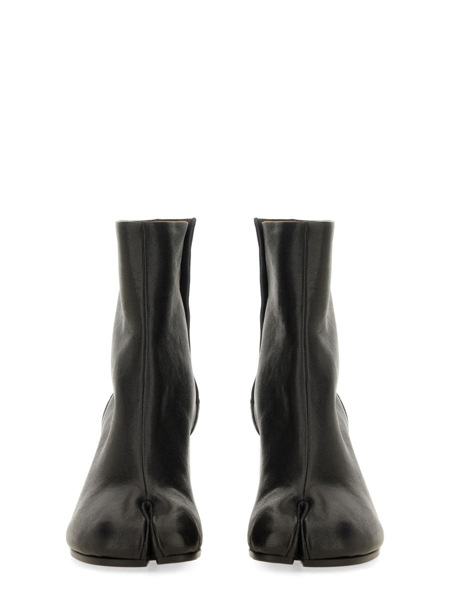 MAISON MARGIELA Tabi Heeled Leather Boots - 8 cm