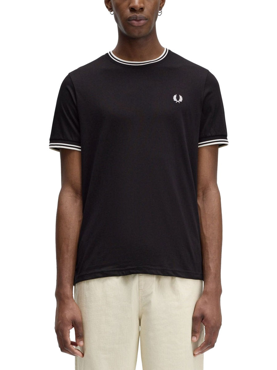 FRED PERRY Double Stripe T-Shirt for Men