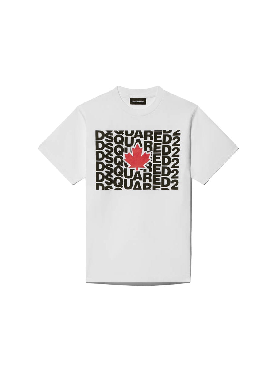 DSQUARED Unisex Mini Cotton T-Shirt