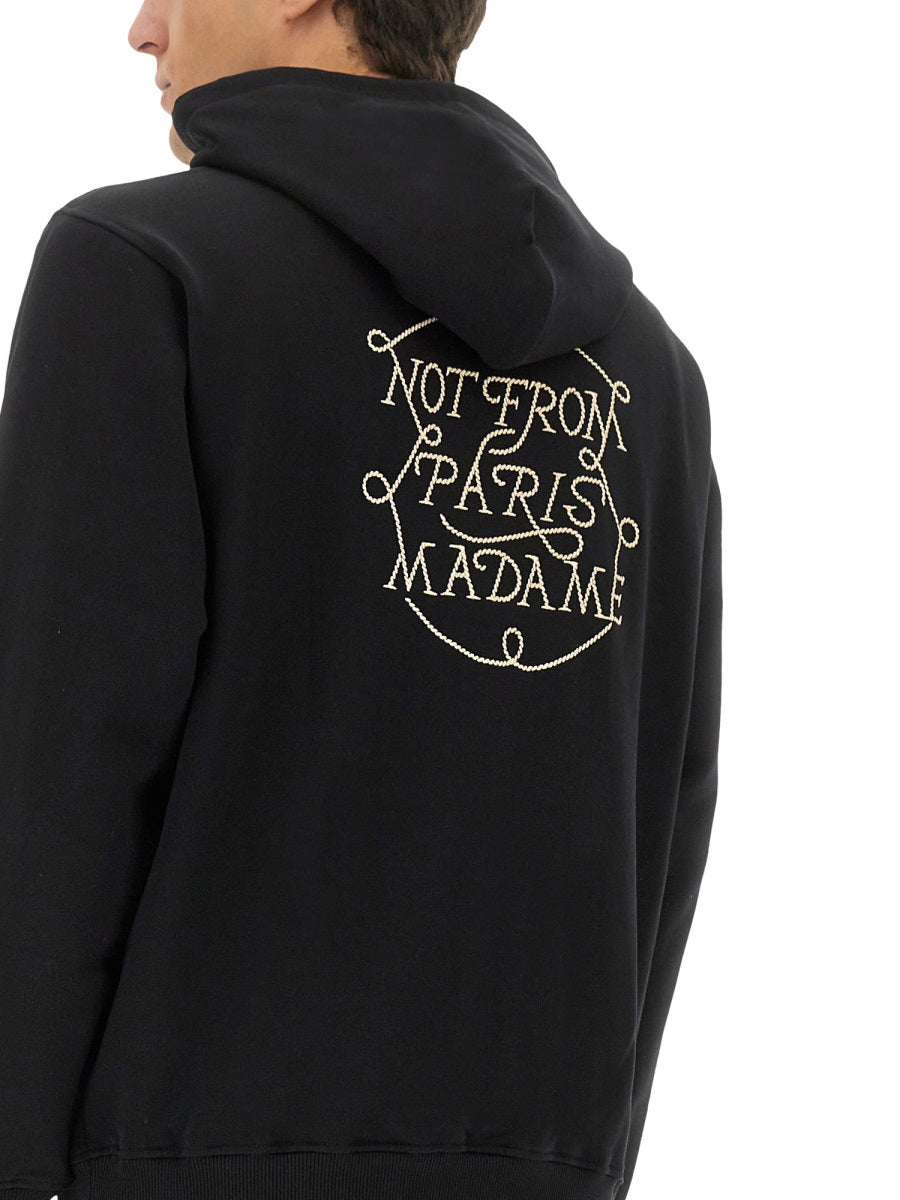 DRÔLE DE MONSIEUR Slogan Sweatshirt - Regular Fit - Size L