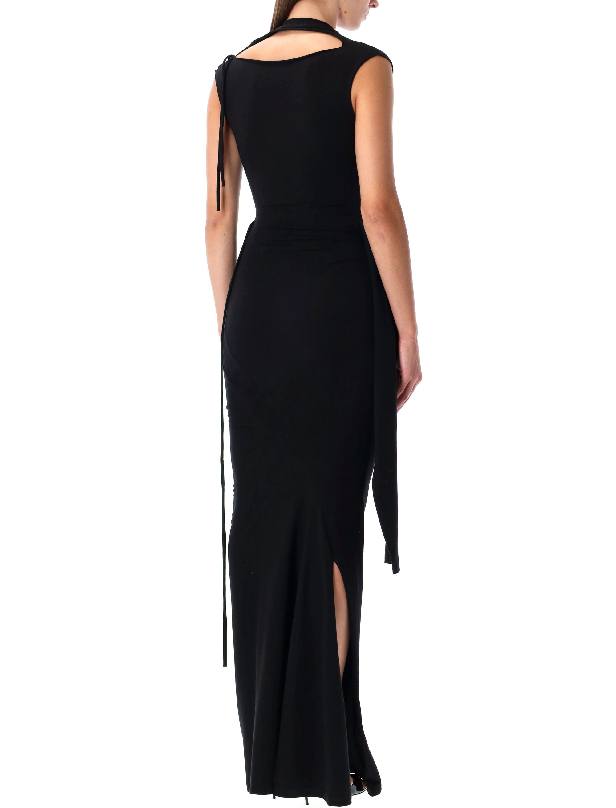 OTTOLINGER Sleevy Organic Cotton Maxi Dress in Tight Fit