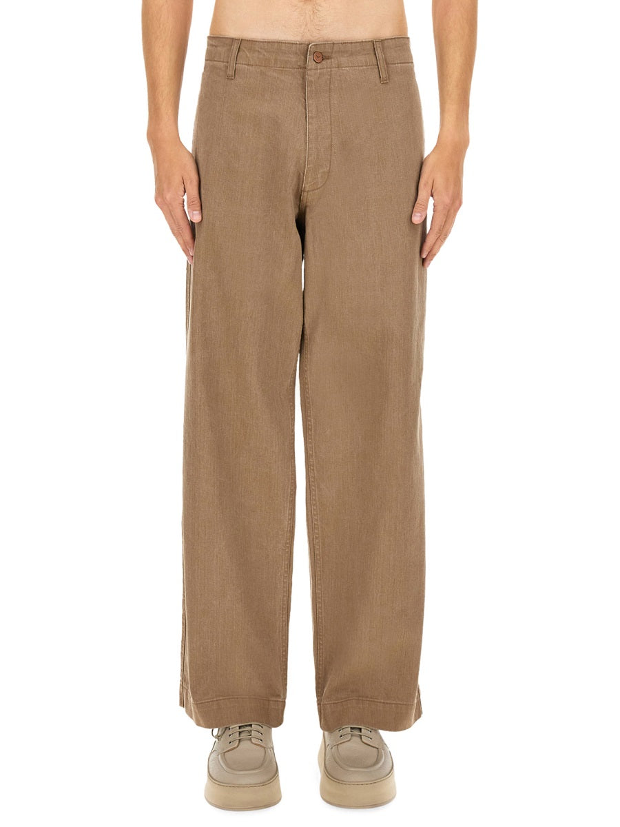 EMPORIO ARMANI Wide Leg Denim Jeans - Size 48