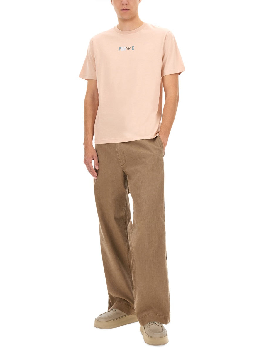 EMPORIO ARMANI Wide Leg Denim Jeans - Size 48