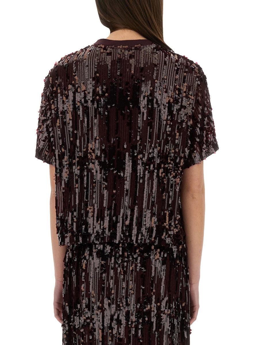 BAUM UND PFERDGARTEN Mini Sequin Top for Women