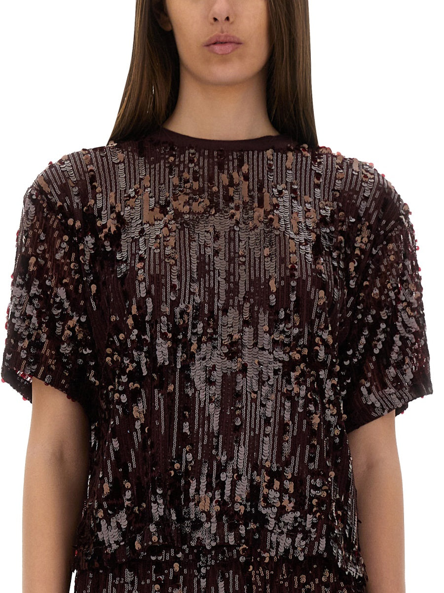 BAUM UND PFERDGARTEN Mini Sequin Top for Women