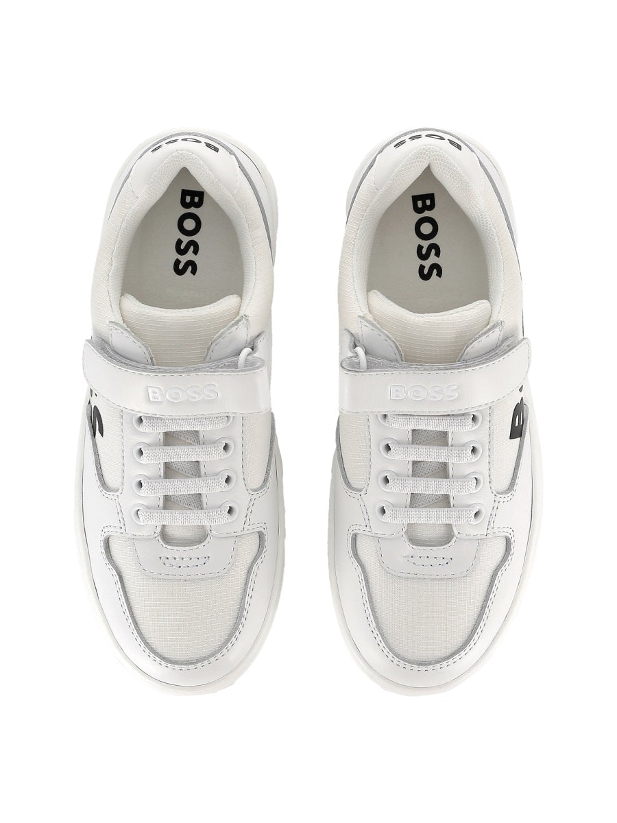 BOSS Leather Boys' Sneaker - SS25