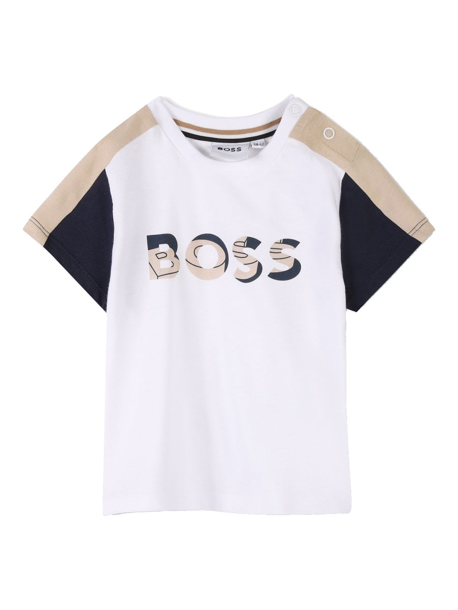 BOSS Mini T-Shirt and Bermuda Shorts Set for Boys