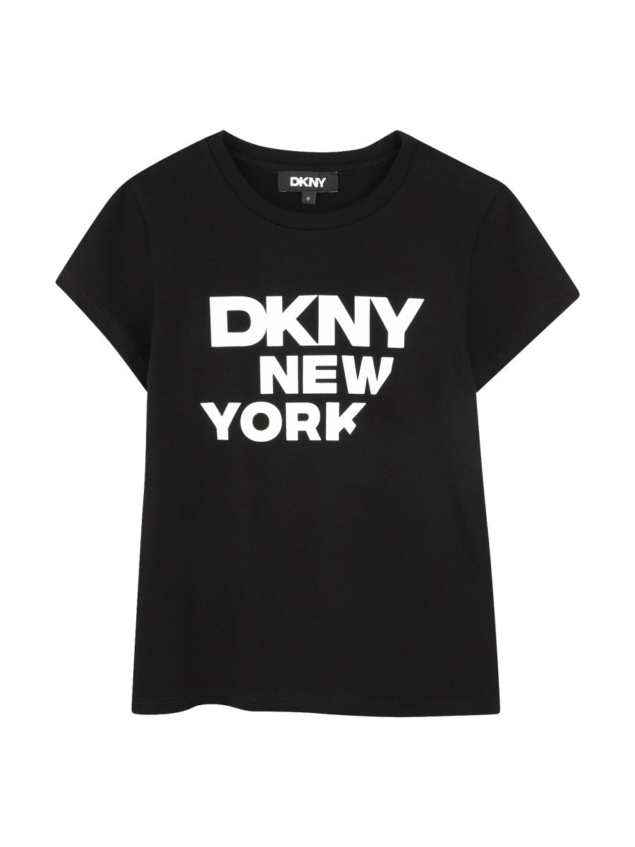 DKNY Girls' Trendy T-Shirt