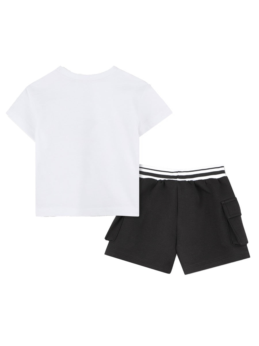 KARL LAGERFELD Mini T-Shirt and Bermuda Shorts Set