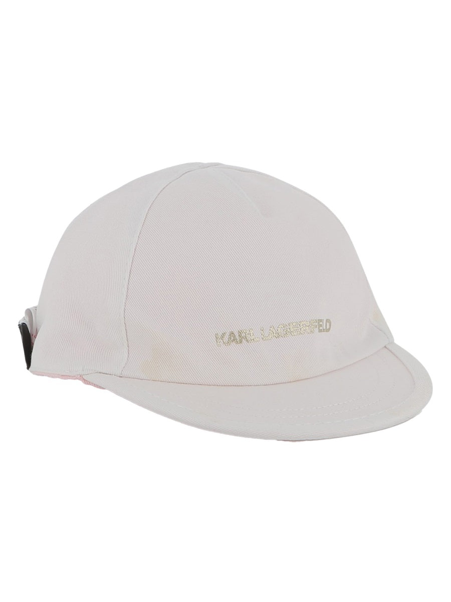 KARL LAGERFELD Mini Cotton Hat for Girls
