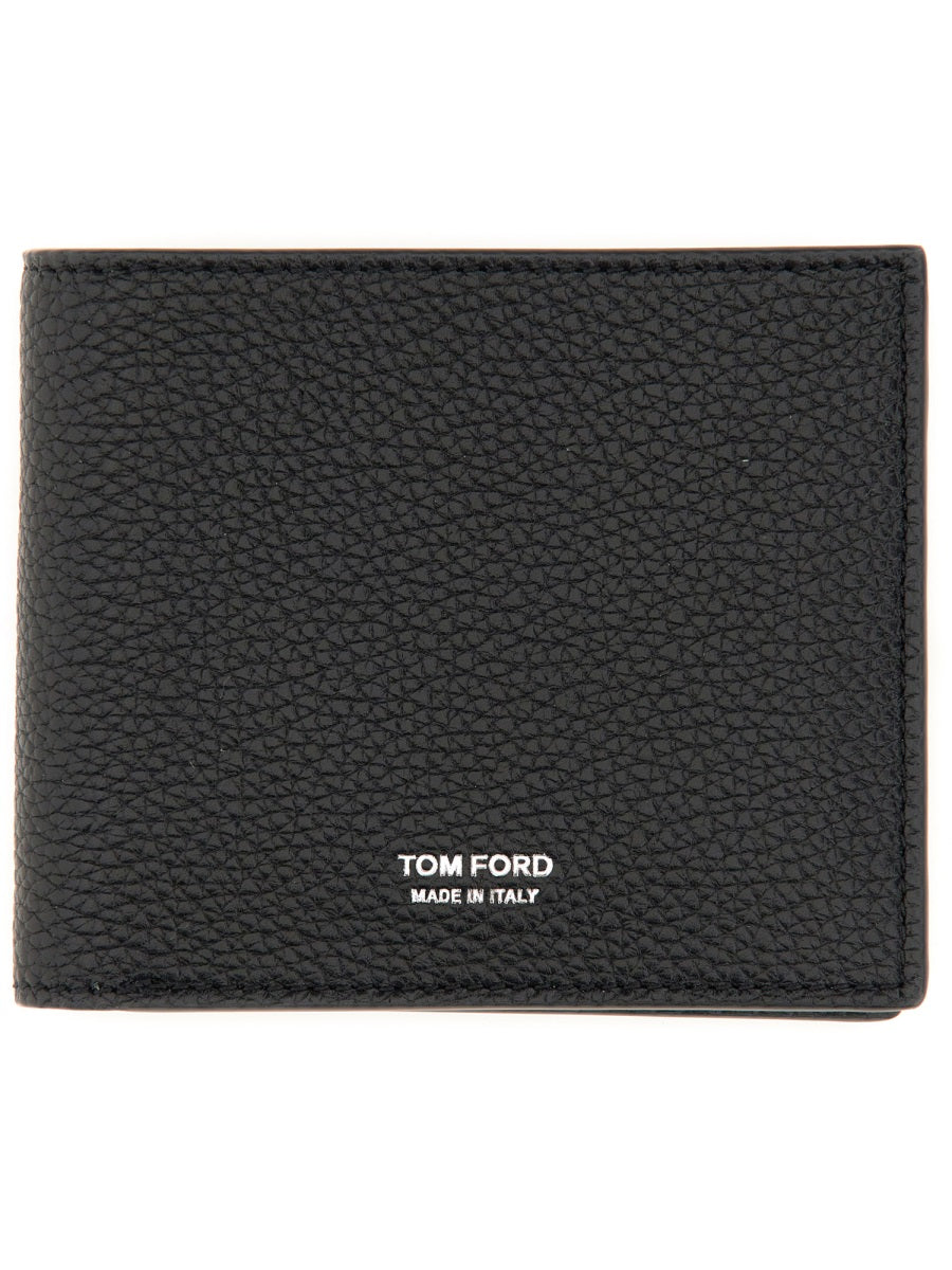 TOM FORD Mini Bifold Leather Wallet