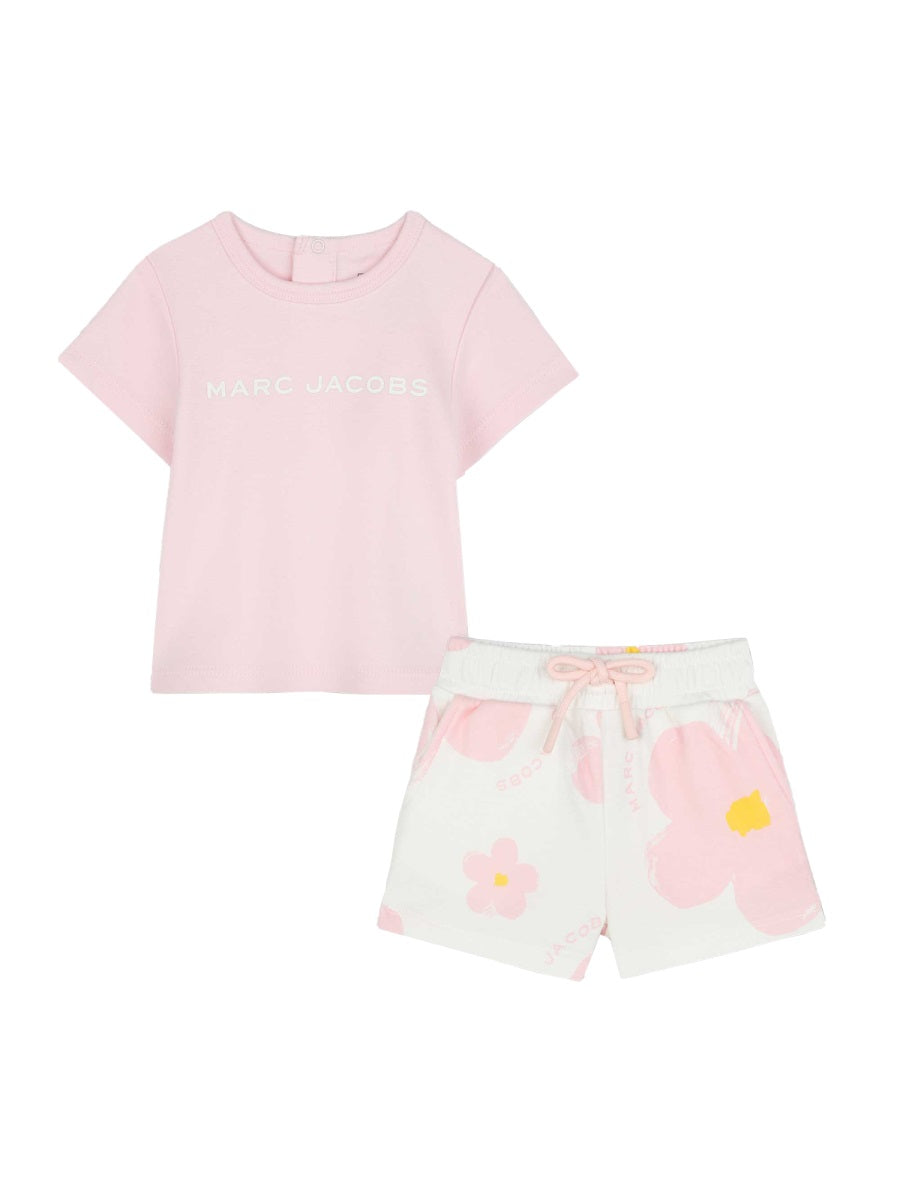 MARC JACOBS Mini T-Shirt and Bermuda Shorts Set