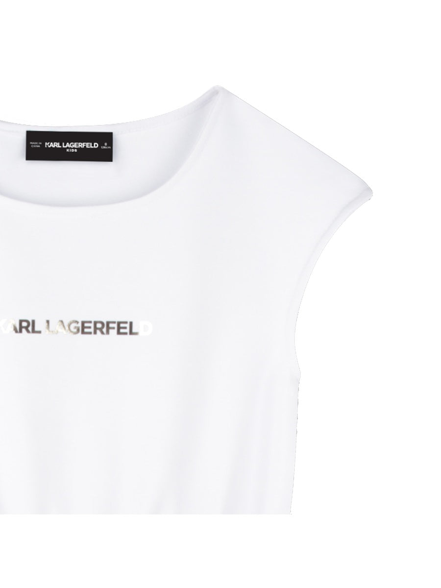 KARL LAGERFELD Chic Mini Dress for Girls