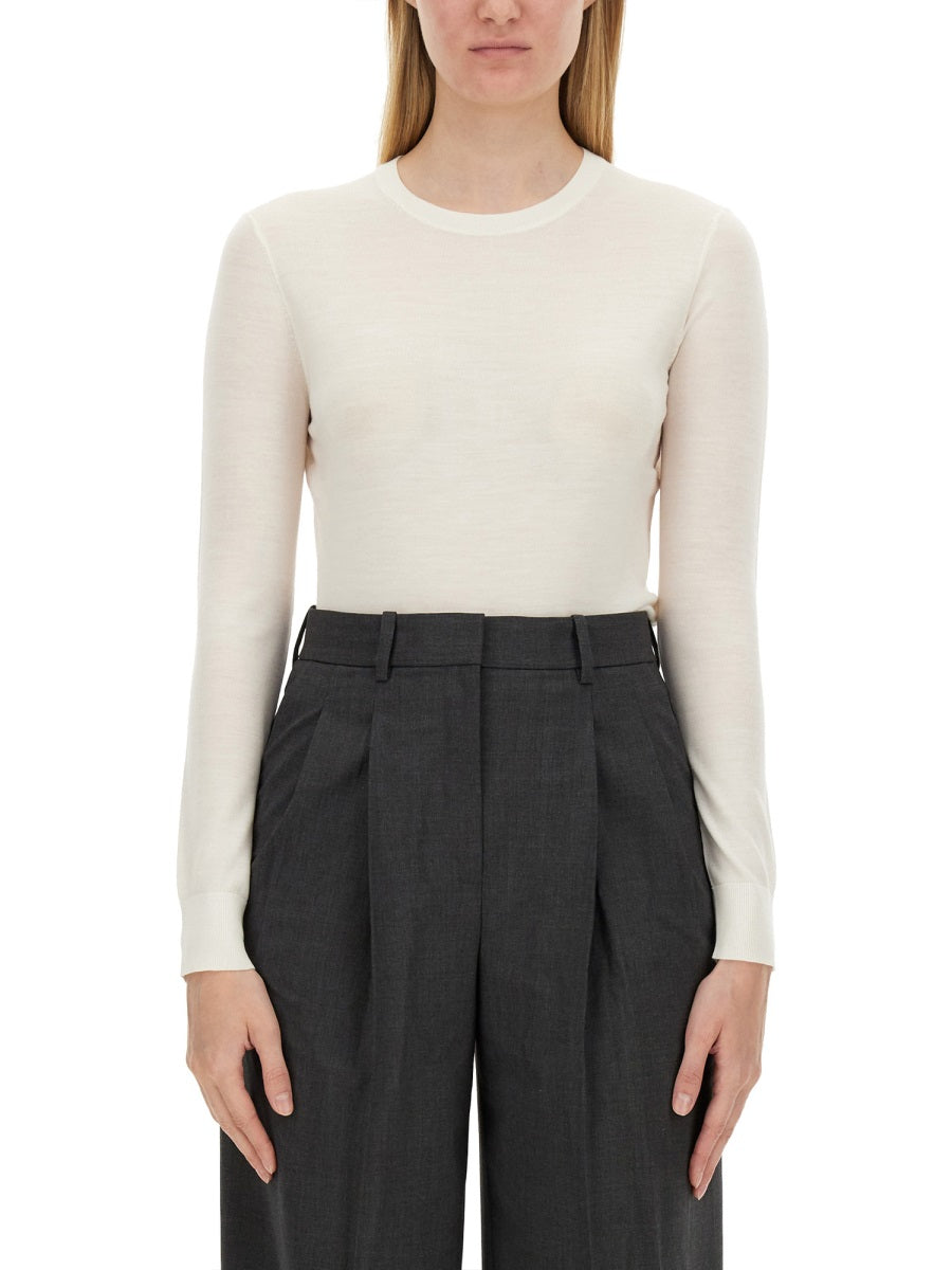 THEORY Slim Fit Wool Shirt - Women