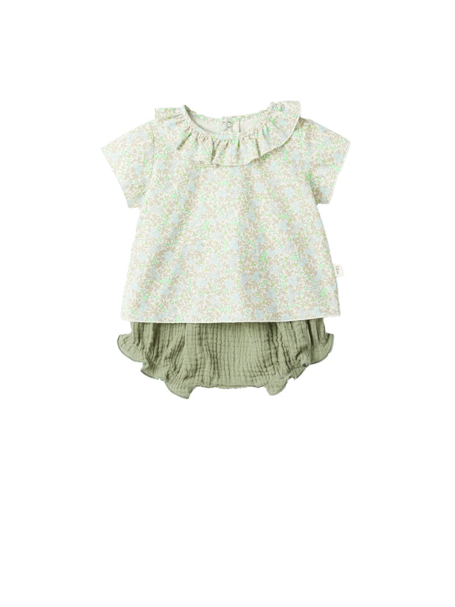 TEDDY & MINOU Mini T-Shirt and Shorts Set for Baby Girls