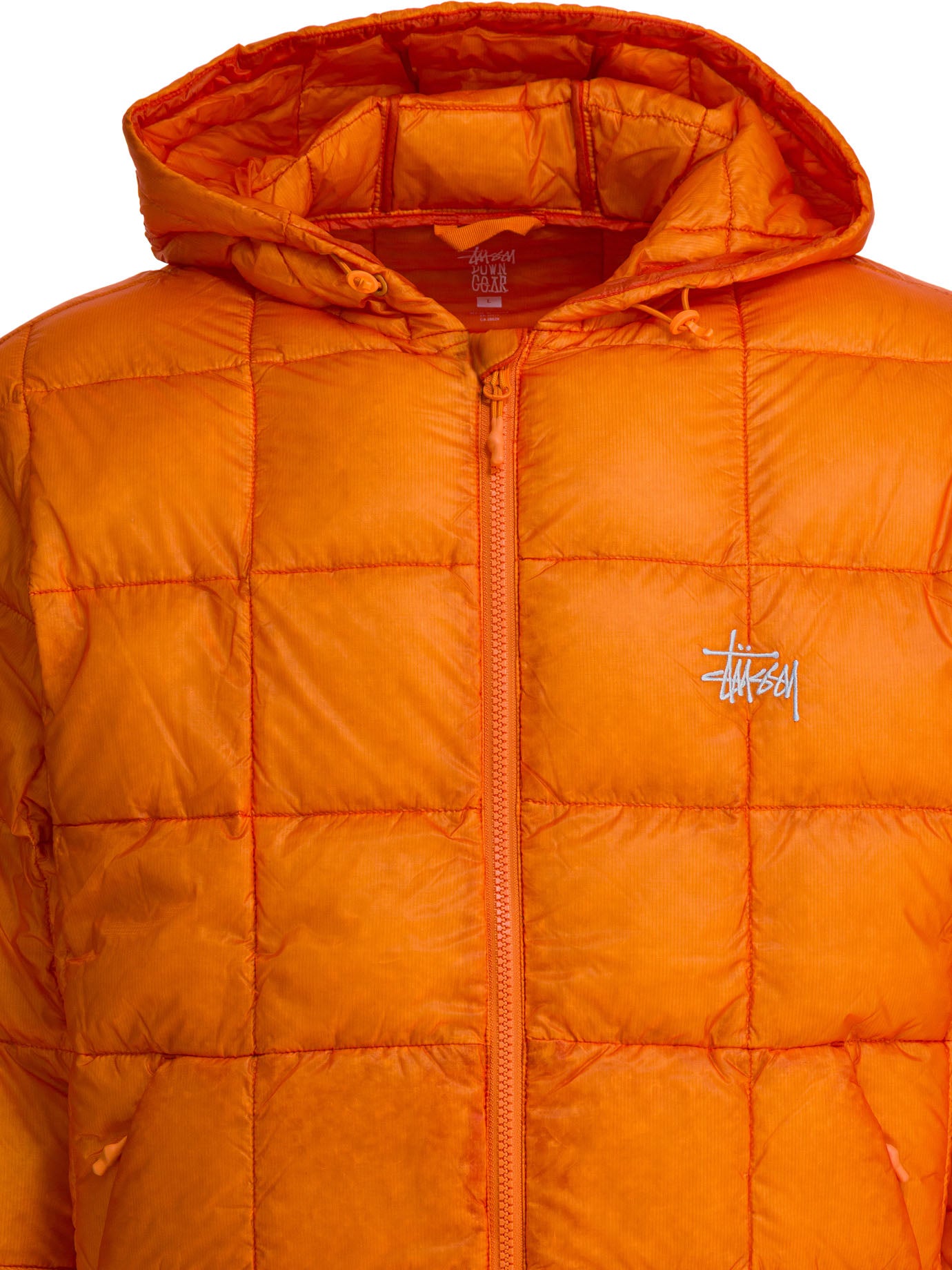 STUSSY Men's Midweight Hooded Puffer Jacket