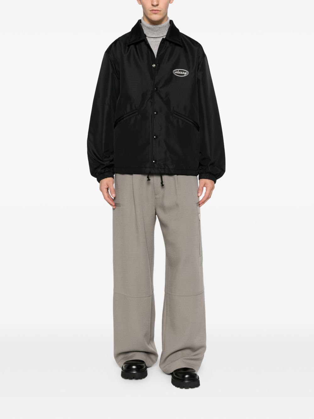 STUSSY Zebra Faux Fur Lined Outerwear for Men - FW25 Collection