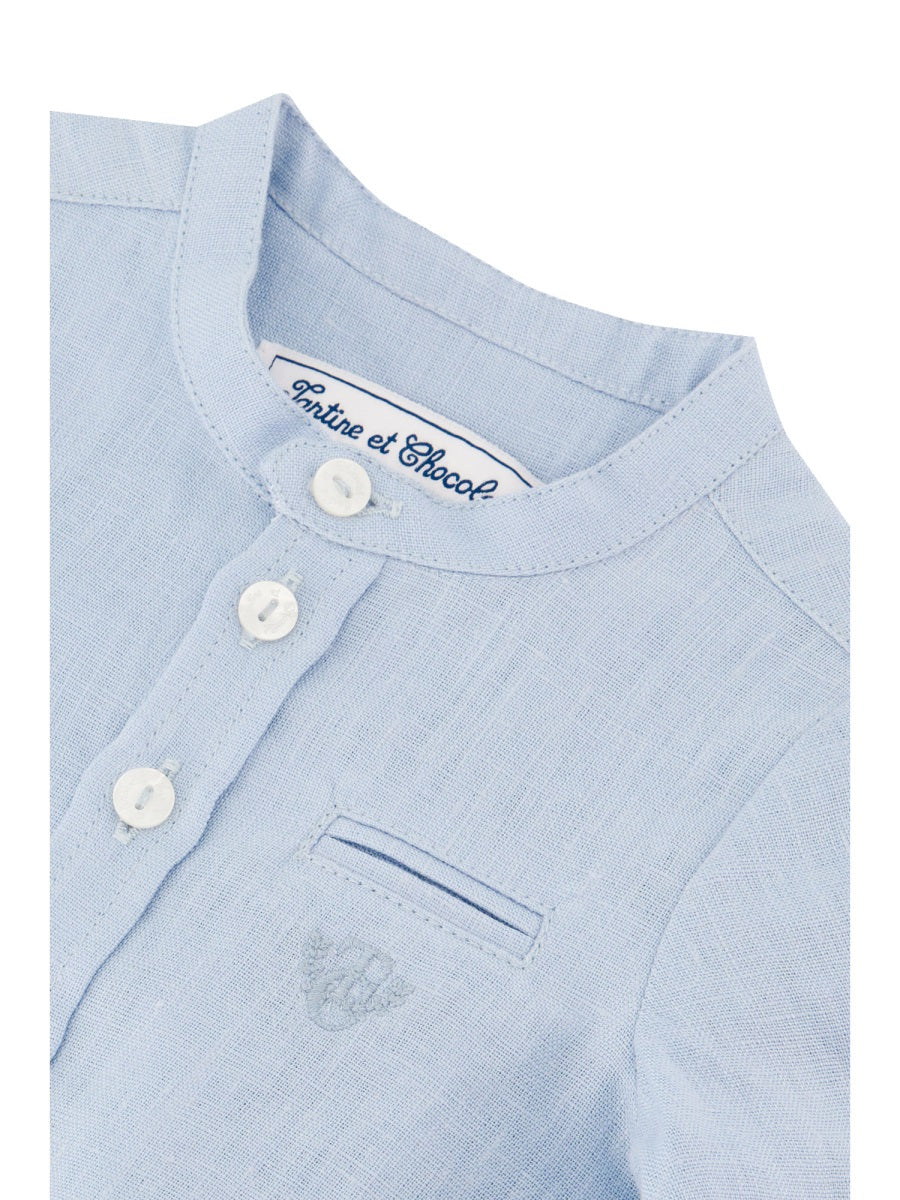 TARTINE ET CHOCOLAT Mini Linen Shirt for Boys
