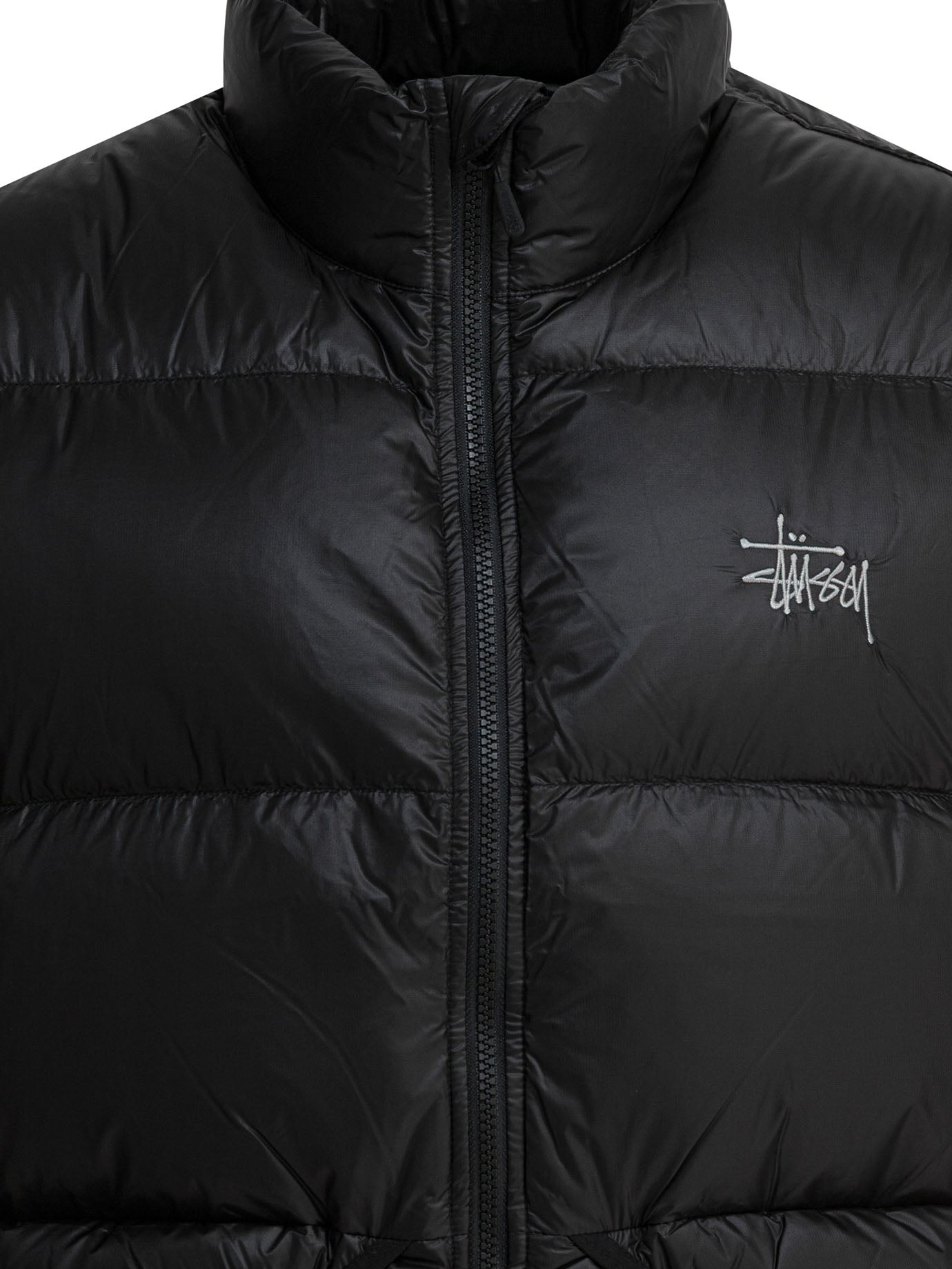 STUSSY Men's Regular Fit Nylon Down Jacket