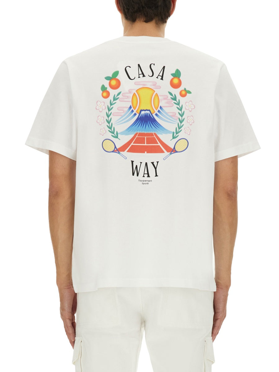 Casablanca T-Shirt with Print - Size L
