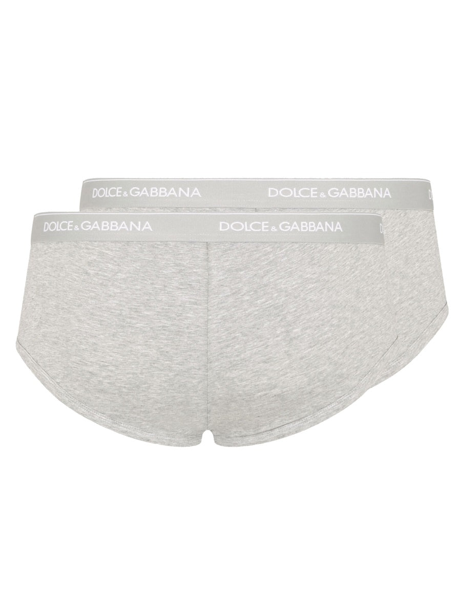 DOLCE & GABBANA Men's Bi-Pack Briefs