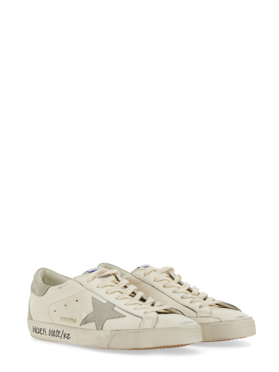GOLDEN GOOSE Premium Leather Sneakers for Men - Superstar Style